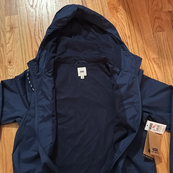 VANS Kastle MTE Long Windbreaker Hooded Zip Jacket - Picture 7 of 11